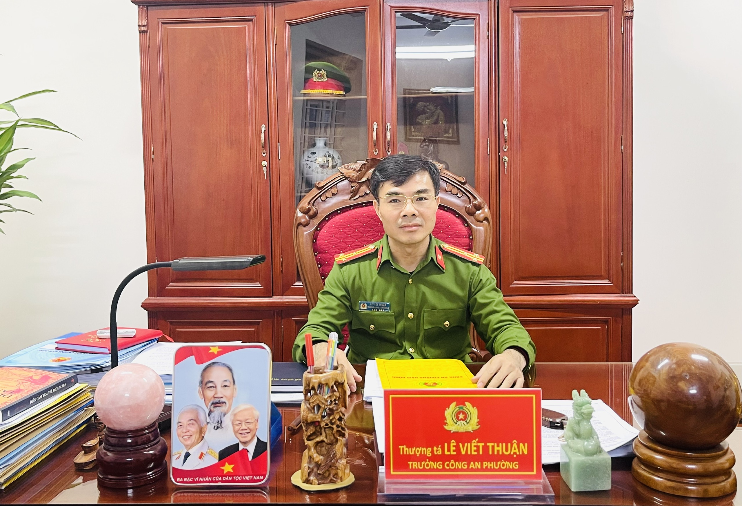 Công an phường Hàm Rồng chủ động bảo đảm tuyệt đối an toàn cho Cuộc bầu cử đại biểu Quốc hội khóa XVI và đại biểu Hội đồng nhân dân các cấp nhiệm kỳ 2026 - 2031