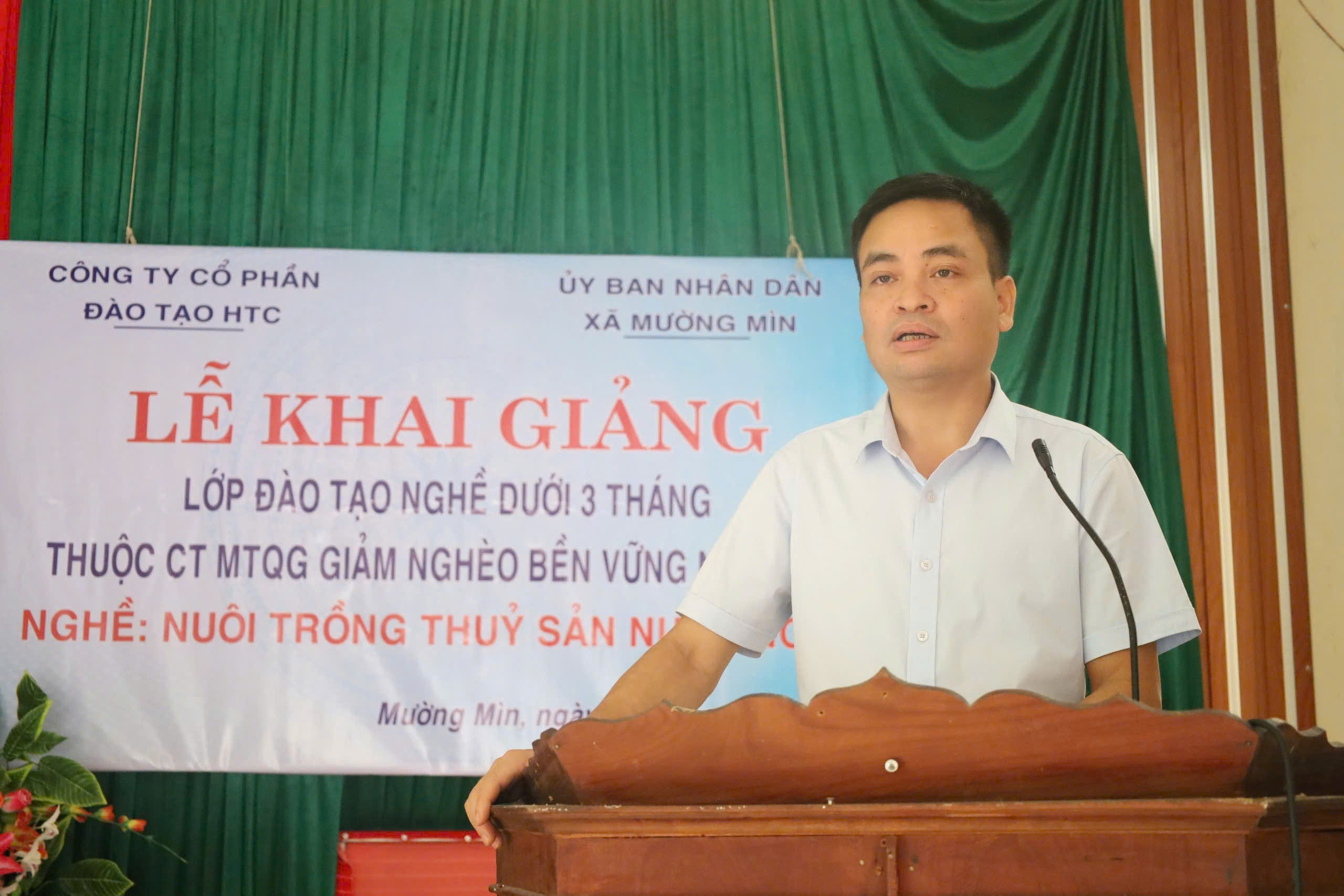  Khai giảng lớp đào tạo nghề Nuôi trồng thủy sản cho người lao động, hướng tới giảm nghèo bền vững