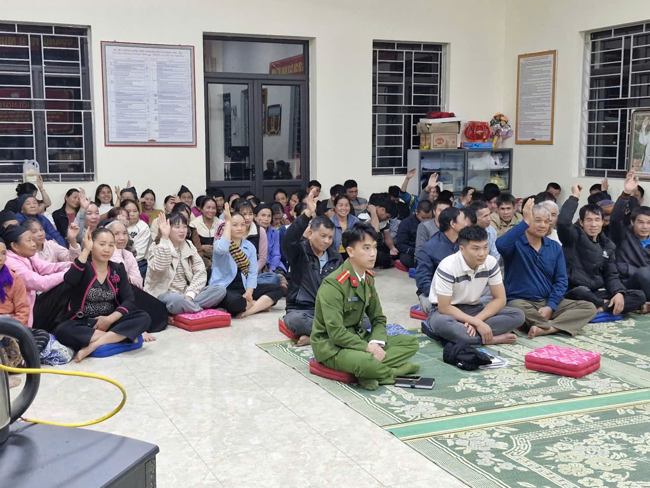 Bản Bơn xã Mường Mìn tổ chức Hội nghị cử tri nơi cư trú cho 05 người ứng cử đại biểu HĐND xã nhiệm kỳ 2026 – 2031.