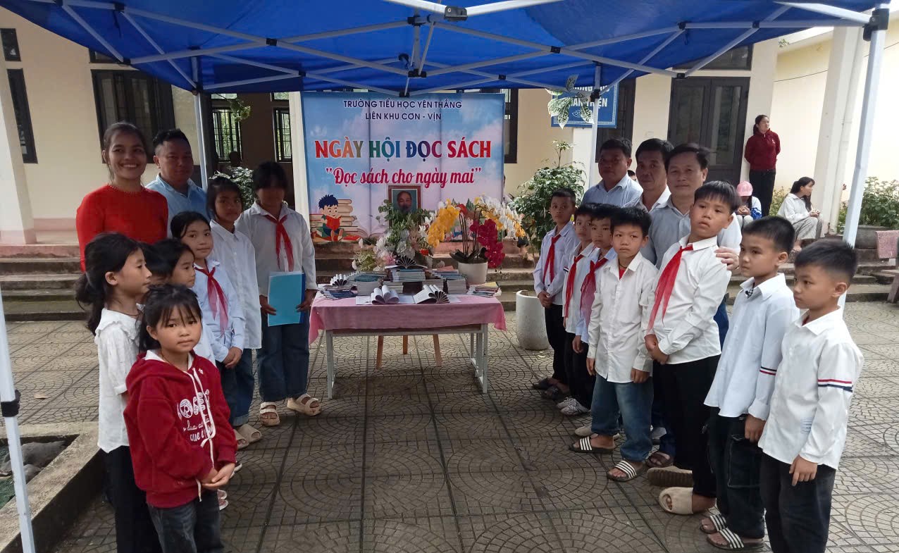 TRƯỜNG TIỂU HỌC YÊN THẮNG TỔ CHỨC NGÀY HỘI ĐỌC SÁCH – LAN TỎA VĂN HÓA ĐỌC TRONG HỌC ĐƯỜNG