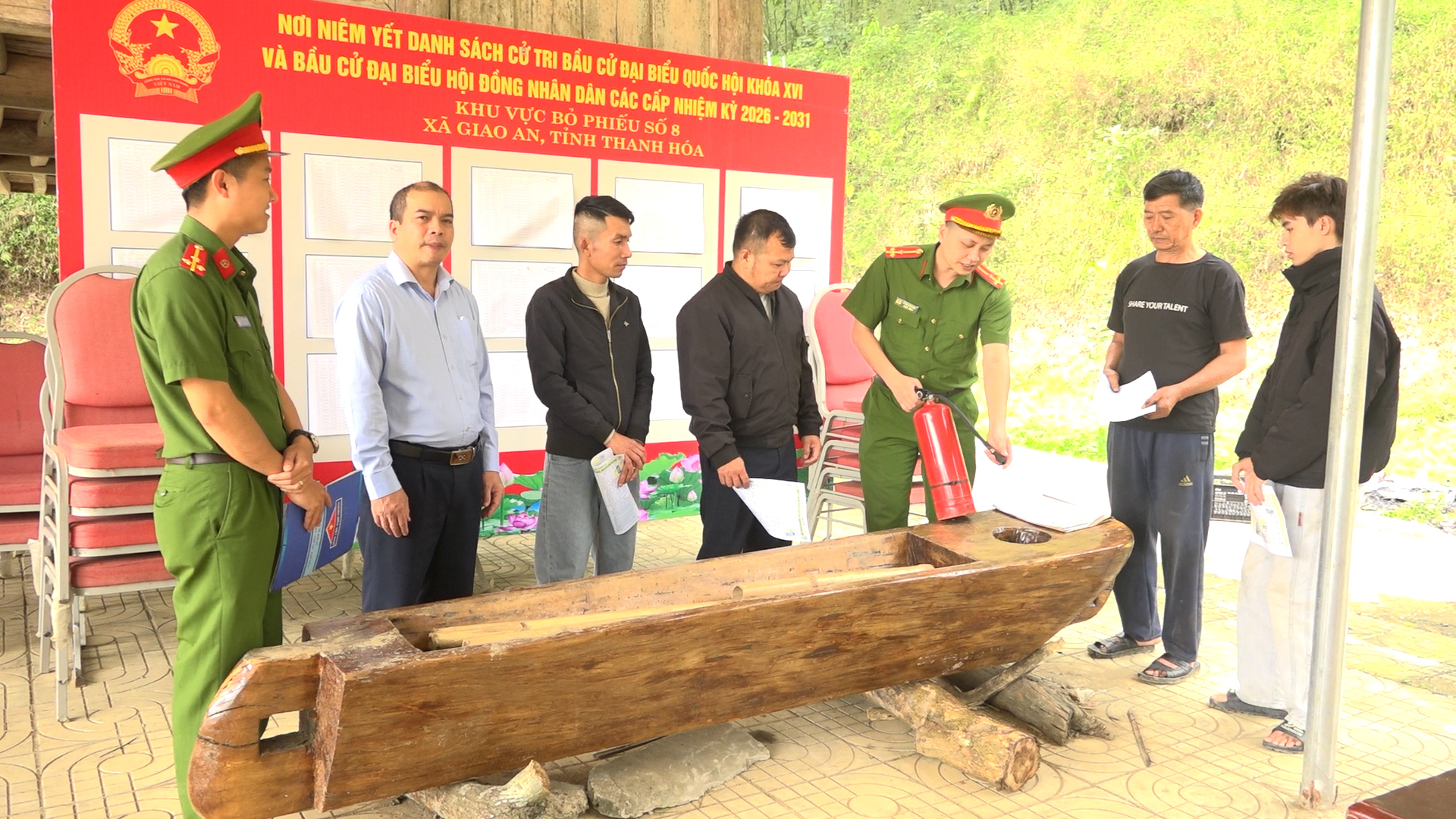 Kiểm tra, tuyên truyền bảo đảm an toàn PCCC và CNCH tại các điểm bầu cử