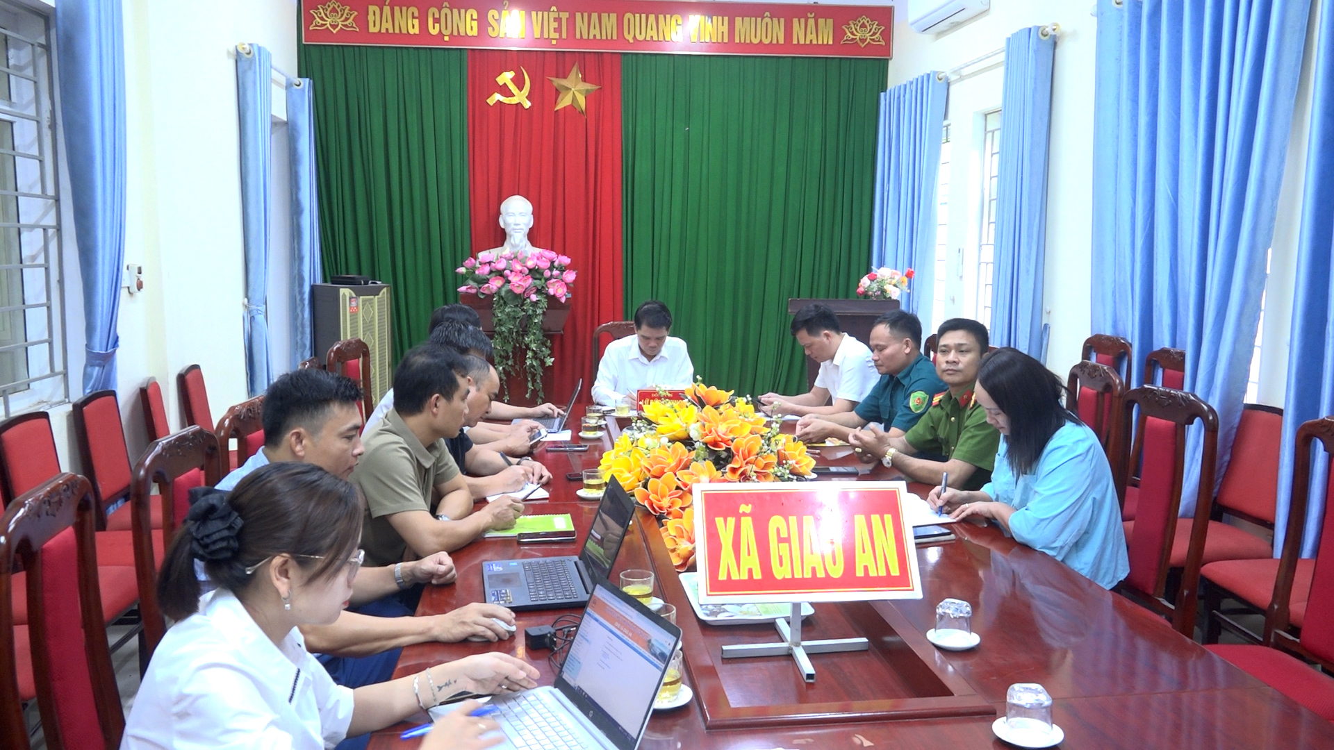 Giao An tham dự hội nghị đánh giá tình hình ứng phó, khắc phục thiệt hại do bão số 3 và tiến độ xóa nhà tạm, nhà dột nát