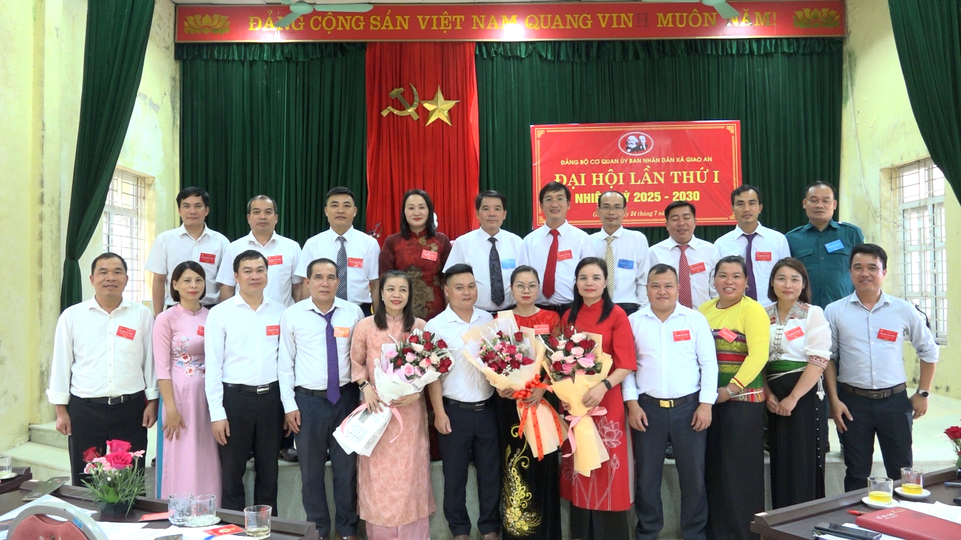 Đại hội Đảng bộ Cơ quan UBND xã Giao An lần thứ I, nhiệm kỳ 2025-2030