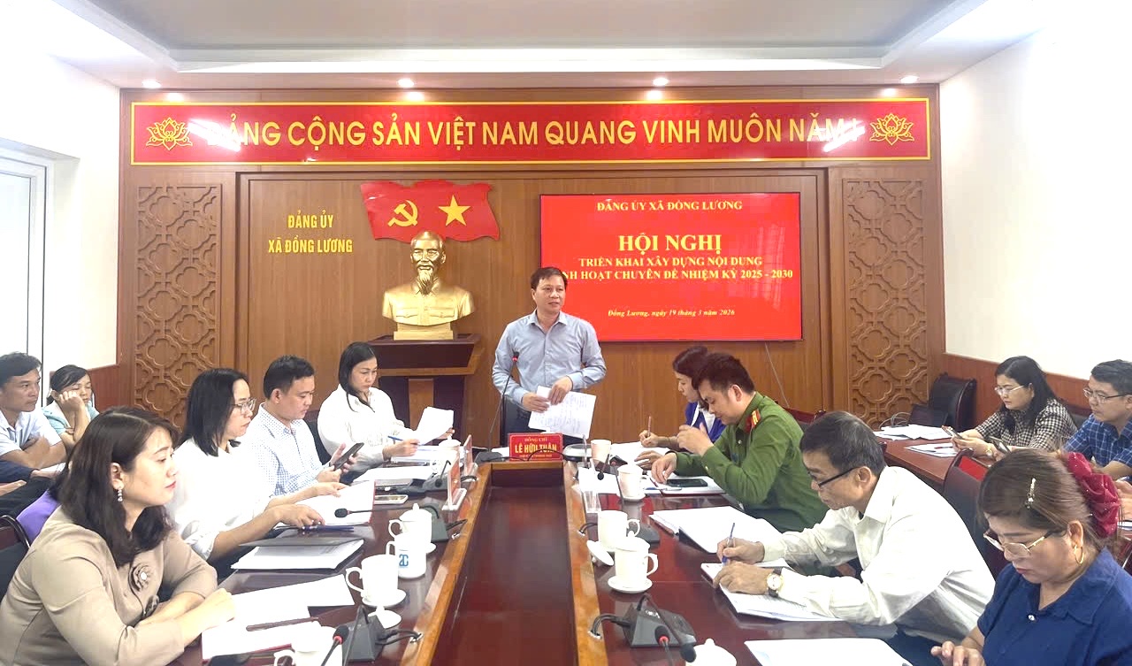 Xây dựng “ngân hàng chuyên đề” – giải pháp nâng cao chất lượng sinh hoạt chi bộ, góp phần xây dựng Đảng bộ Đồng Lương trong sạch, vững mạnh