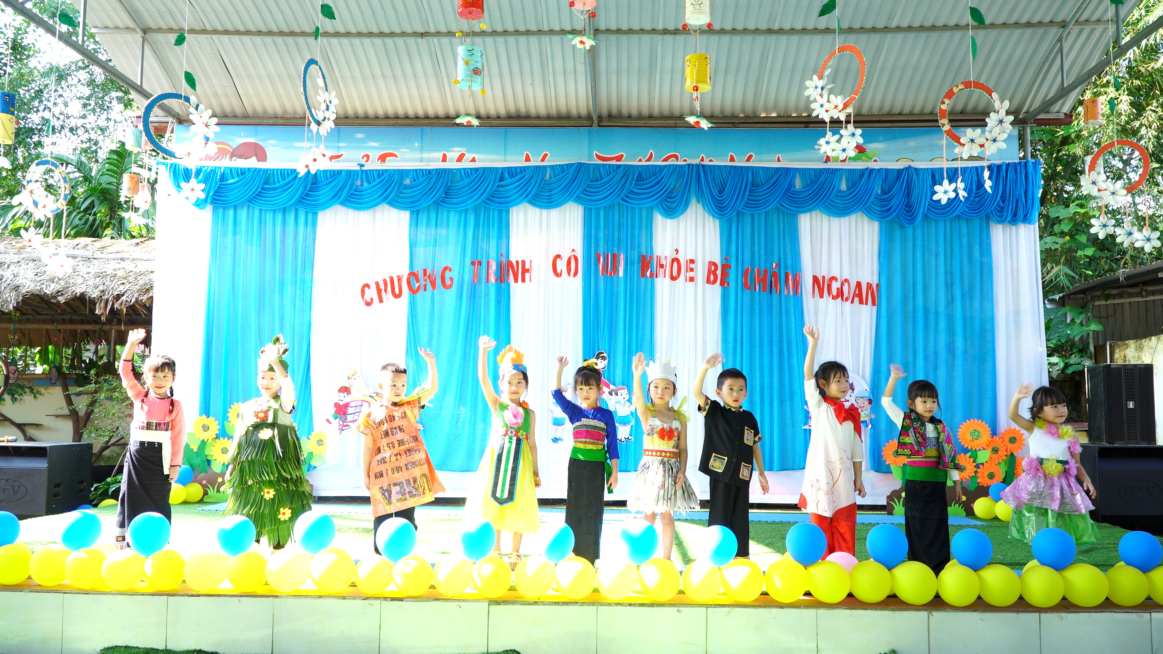 Sôi nổi chương trình “Cô vui khỏe – Bé chăm ngoan” chào mừng Ngày Nhà giáo Việt Nam tại Trường Mầm non Chí Linh