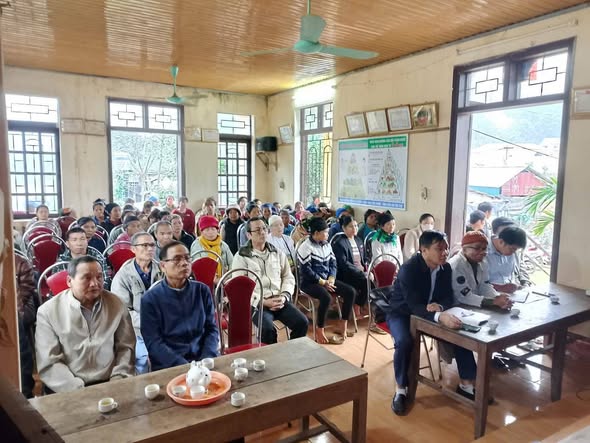 XÃ VĂN PHÚ TỔ CHỨC HỘI NGHỊ LẤY Ý KIẾN CỬ TRI NƠI CƯ TRÚ ĐỐI VỚI NGƯỜI ỨNG CỬ ĐẠI BIỂU HĐND CÁC CẤP NHIỆM KỲ 2026- 2031