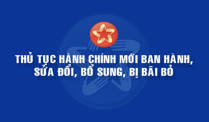 Công bố Danh mục thủ tục hành chính sửa đổi, bổ sung trong lĩnh vực thành lập và hoạt động của doanh nghiệp thuộc thẩm quyền giải quyết của Sở Tài chính tỉnh Thanh Hóa. 