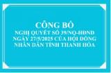Điều chỉnh Danh mục các khu đất thực hiện đấu thầu dự án đầu tư có sử dụng đất trên địa bàn tỉnh Thanh Hóa năm 2025