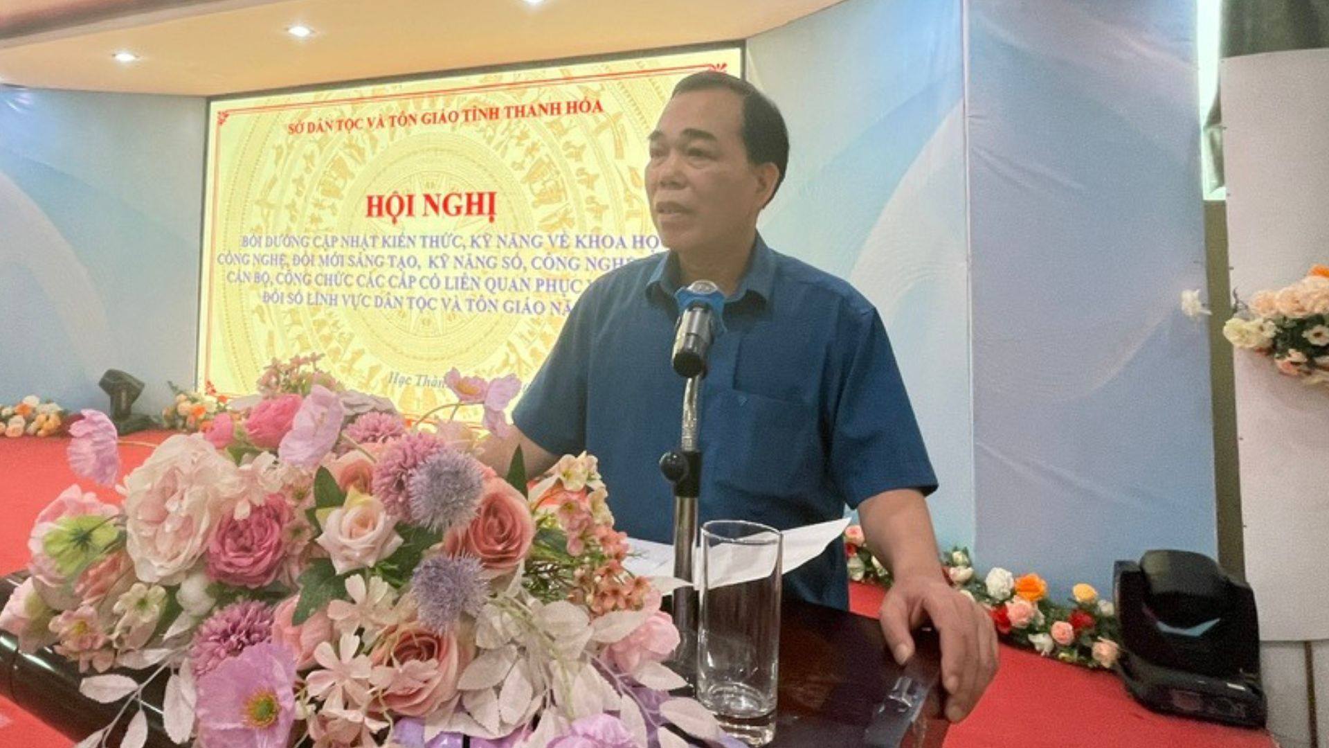 Sở Dân tộc và Tôn giáo Thanh Hóa tổ chức Hội nghị bồi dưỡng kiến thức, kỹ năng số