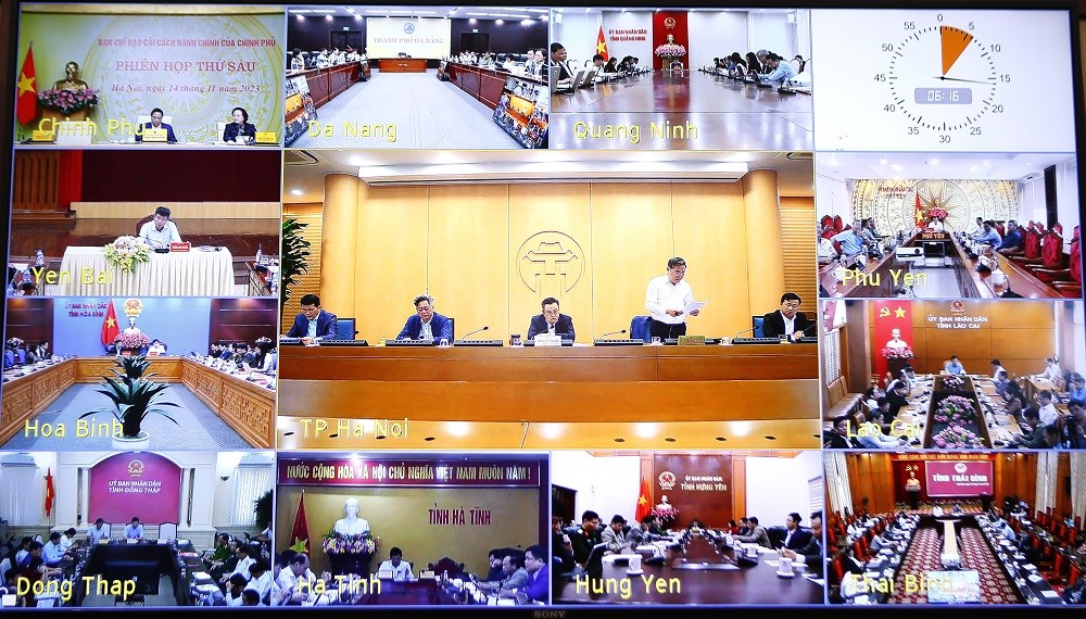Đai biểu tại các điểm cầu dự phiên họp