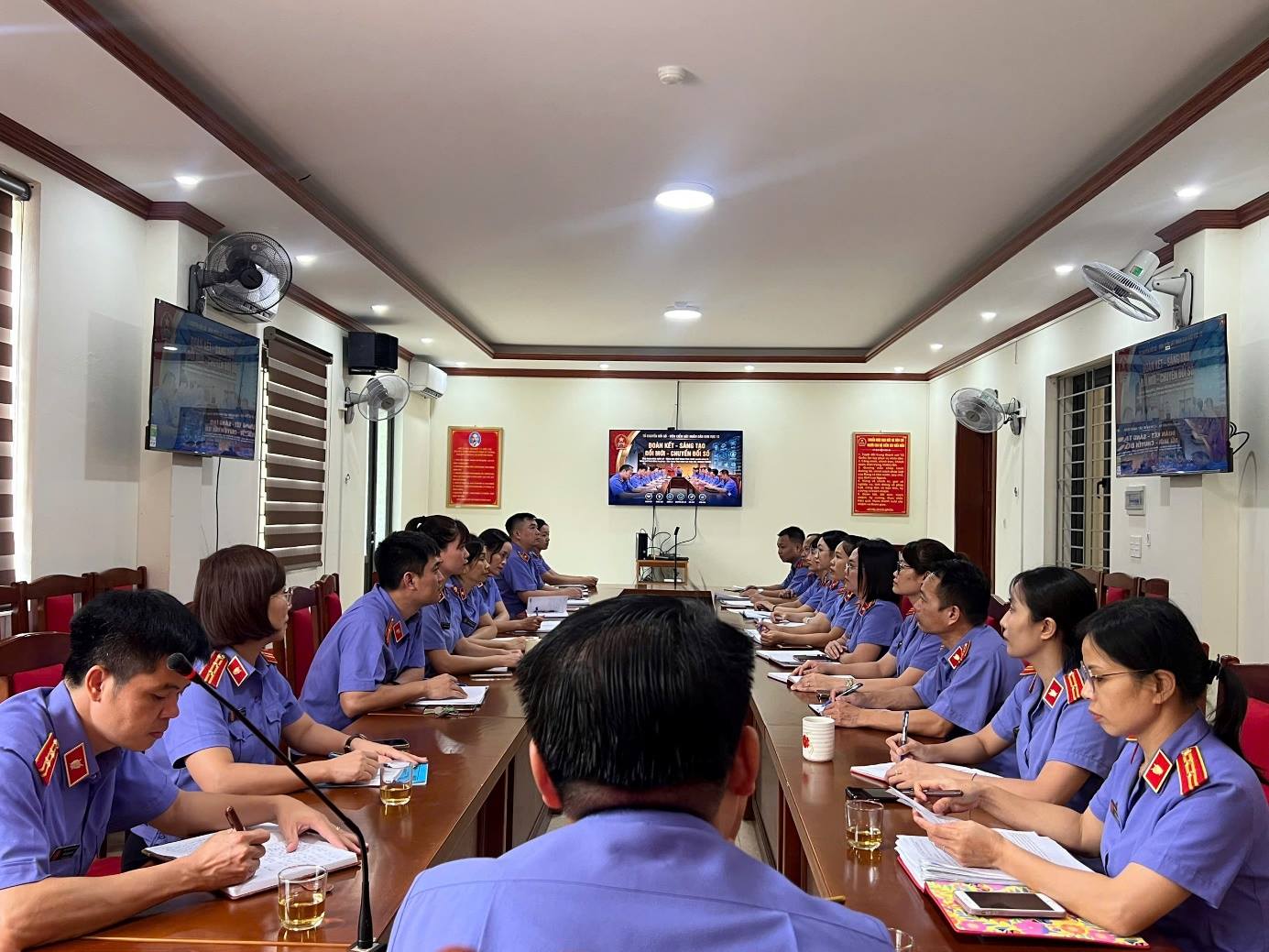 Viện kiểm sát nhân dân khu vực 12 - Thanh Hóa đẩy mạnh ứng dụng công nghệ thông tin, chuyển đổi số trong tập huấn, nâng cao chất lượng công tác