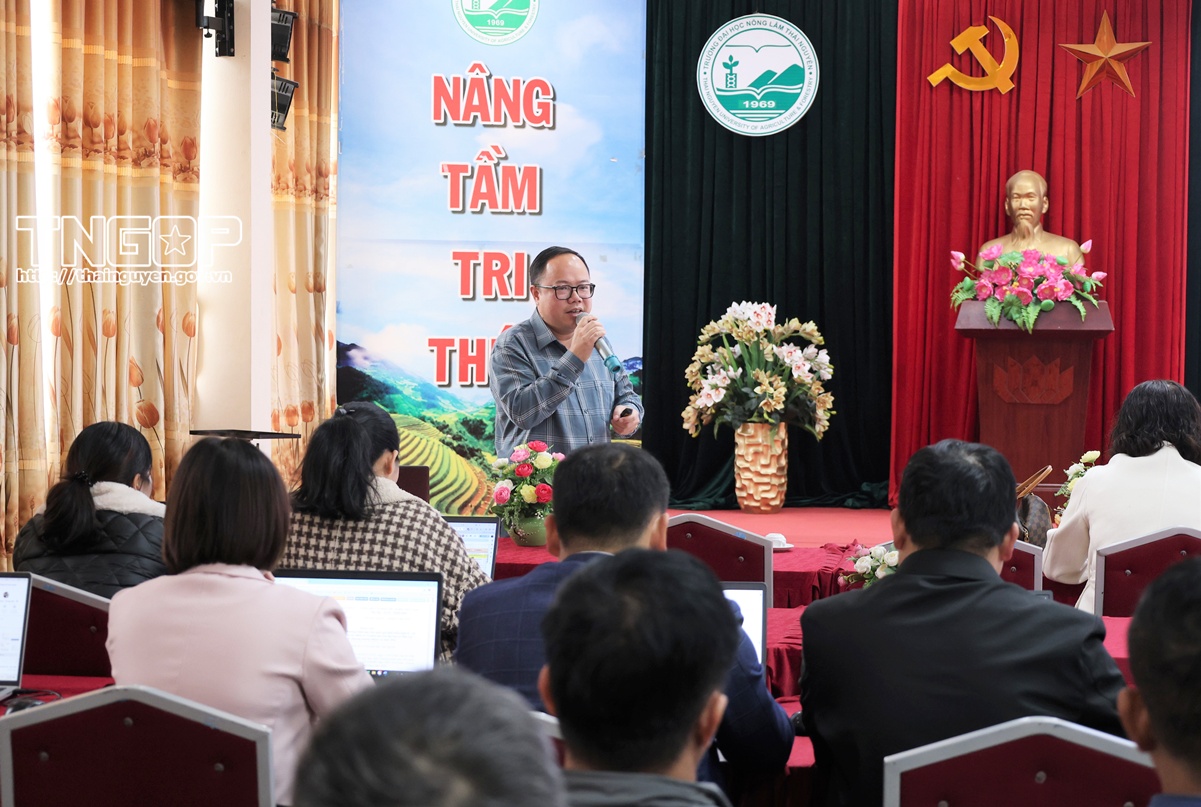 Tập huấn quản lý, sử dụng và phát triển nhãn hiệu “Thịt lợn trà xanh - Tinh hoa Thái Nguyên”