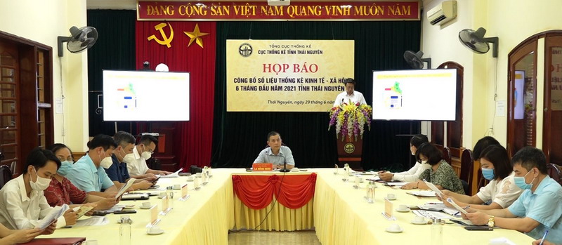Công bố số liệu thống kê kinh tế - xã hội của tỉnh Thái Nguyên 6 tháng đầu năm 2021