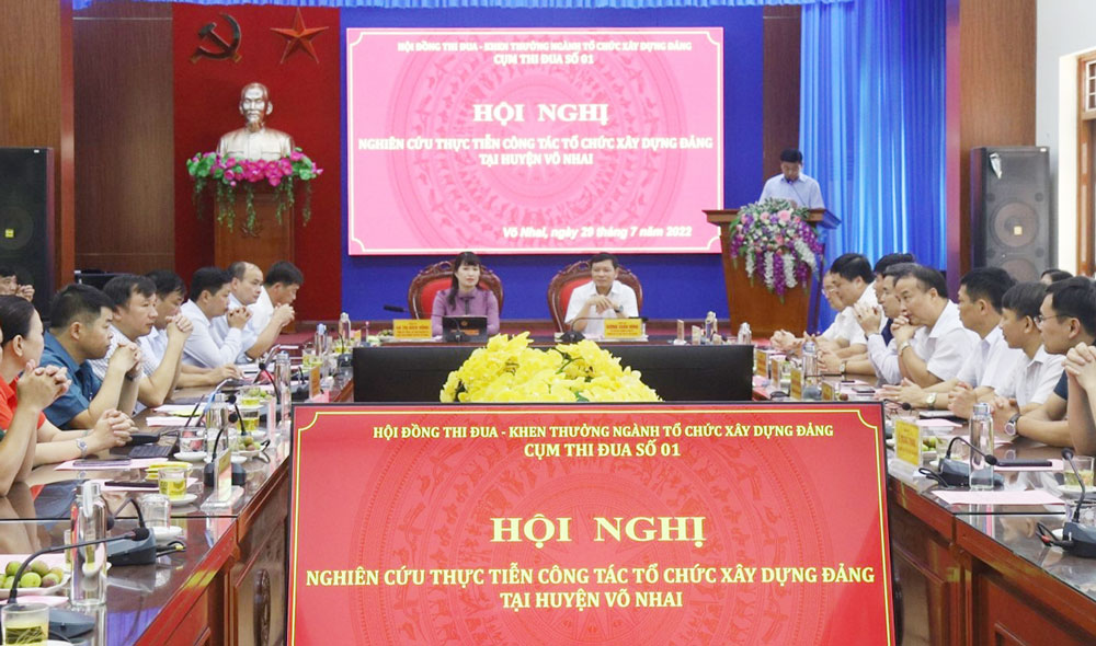 Nghiên cứu thực tiễn công tác tổ chức xây dựng Đảng tại Võ Nhai
