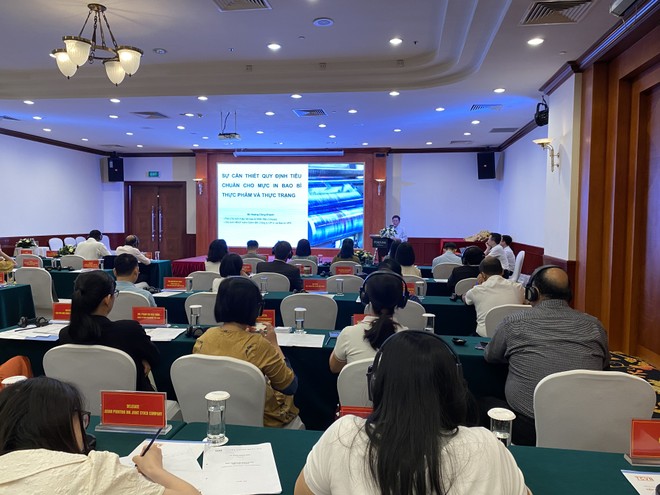 Công bố tiêu chuẩn mực in bao bì mới nhằm đảm bảo an toàn thực phẩm