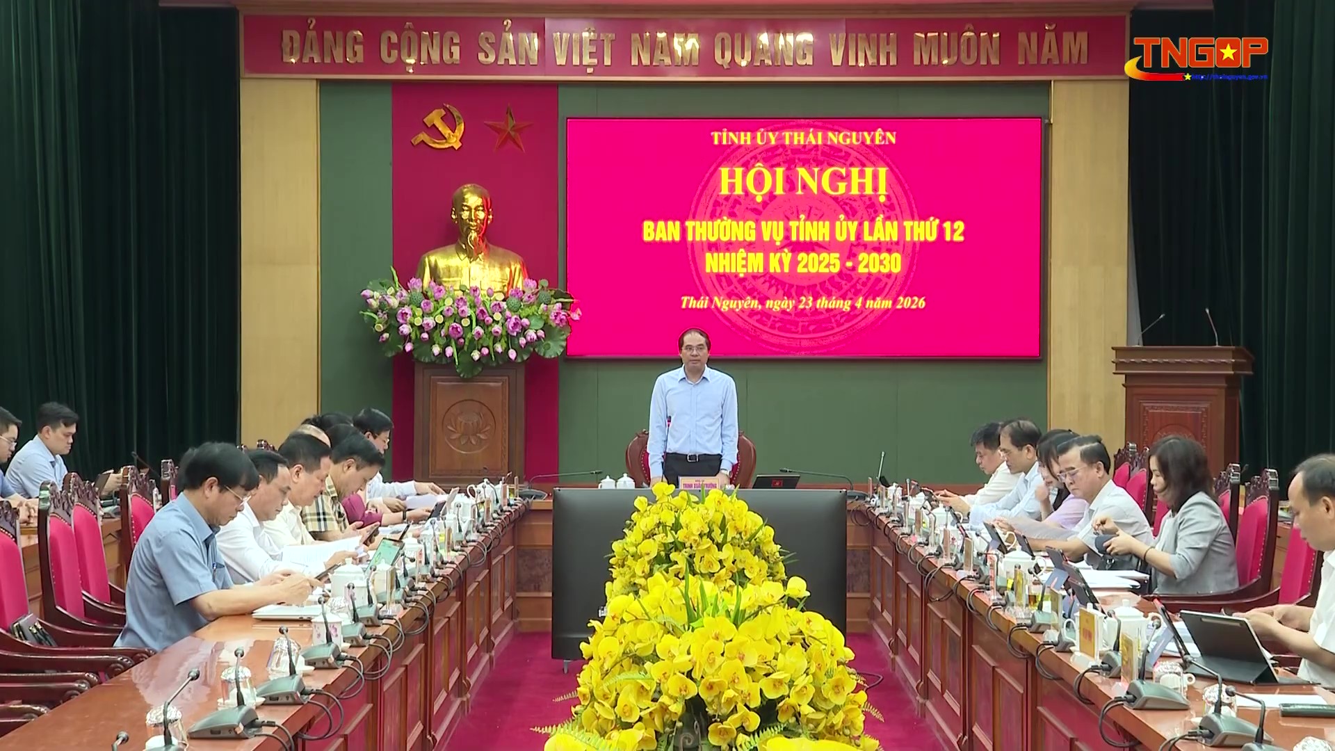 Hội nghị Ban Thường vụ Tỉnh ủy lần thứ 12