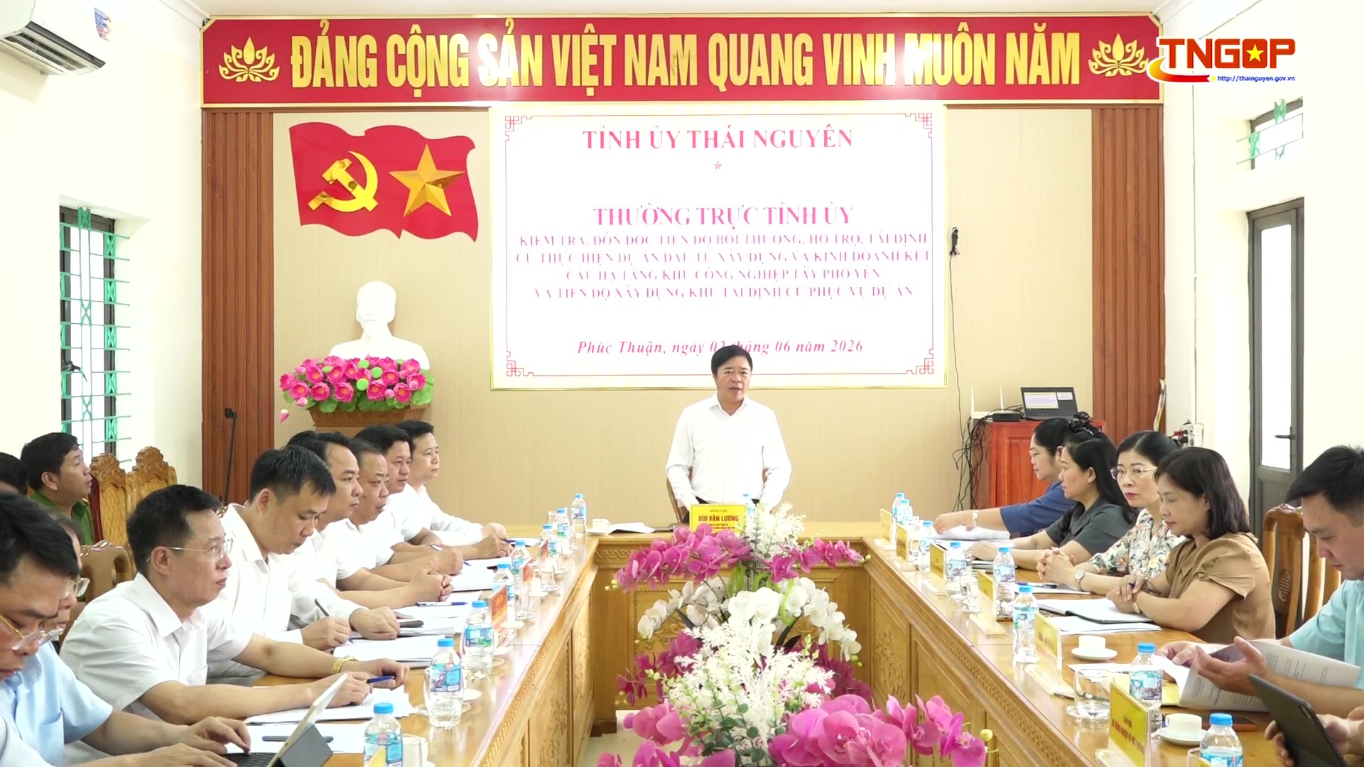 Đẩy nhanh tiến độ giải phóng mặt bằng Dự án Khu công nghiệp Tây Phổ Yên