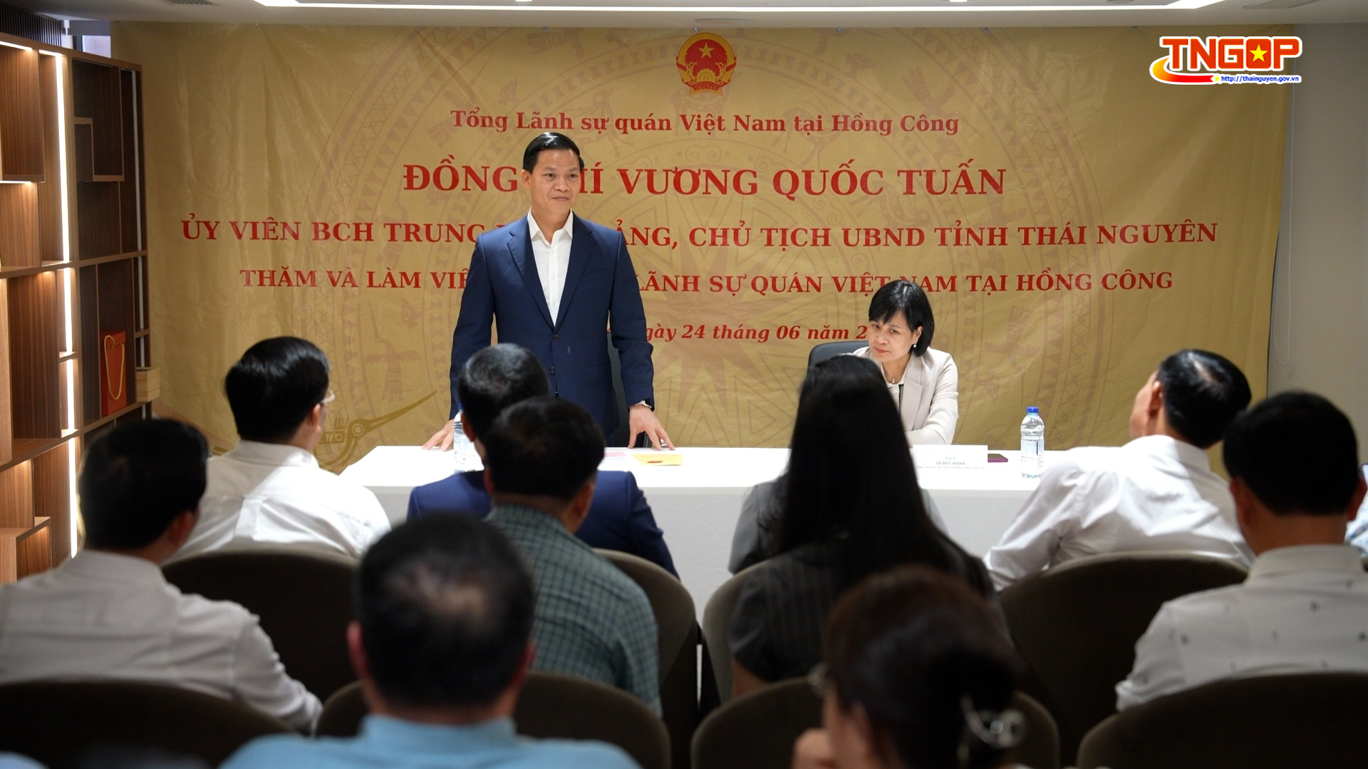 Đoàn công tác tỉnh Thái Nguyên thăm và làm việc với Tổng Lãnh sự quán nước CHXHCN Việt Nam tại Hồng Kông, Ma Cao (Trung Quốc)