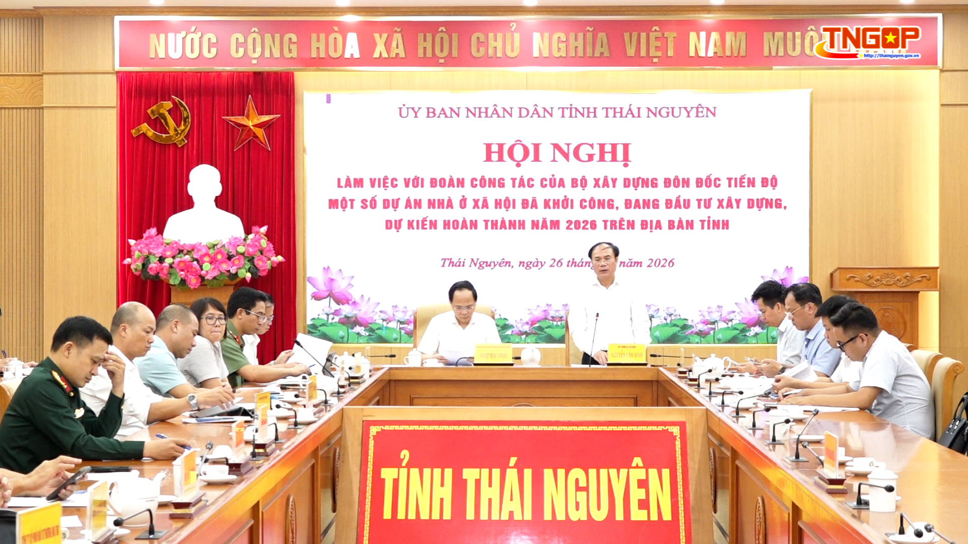Bộ Xây dựng làm việc với tỉnh Thái Nguyên về tiến độ triển khai các dự án nhà ở xã hội