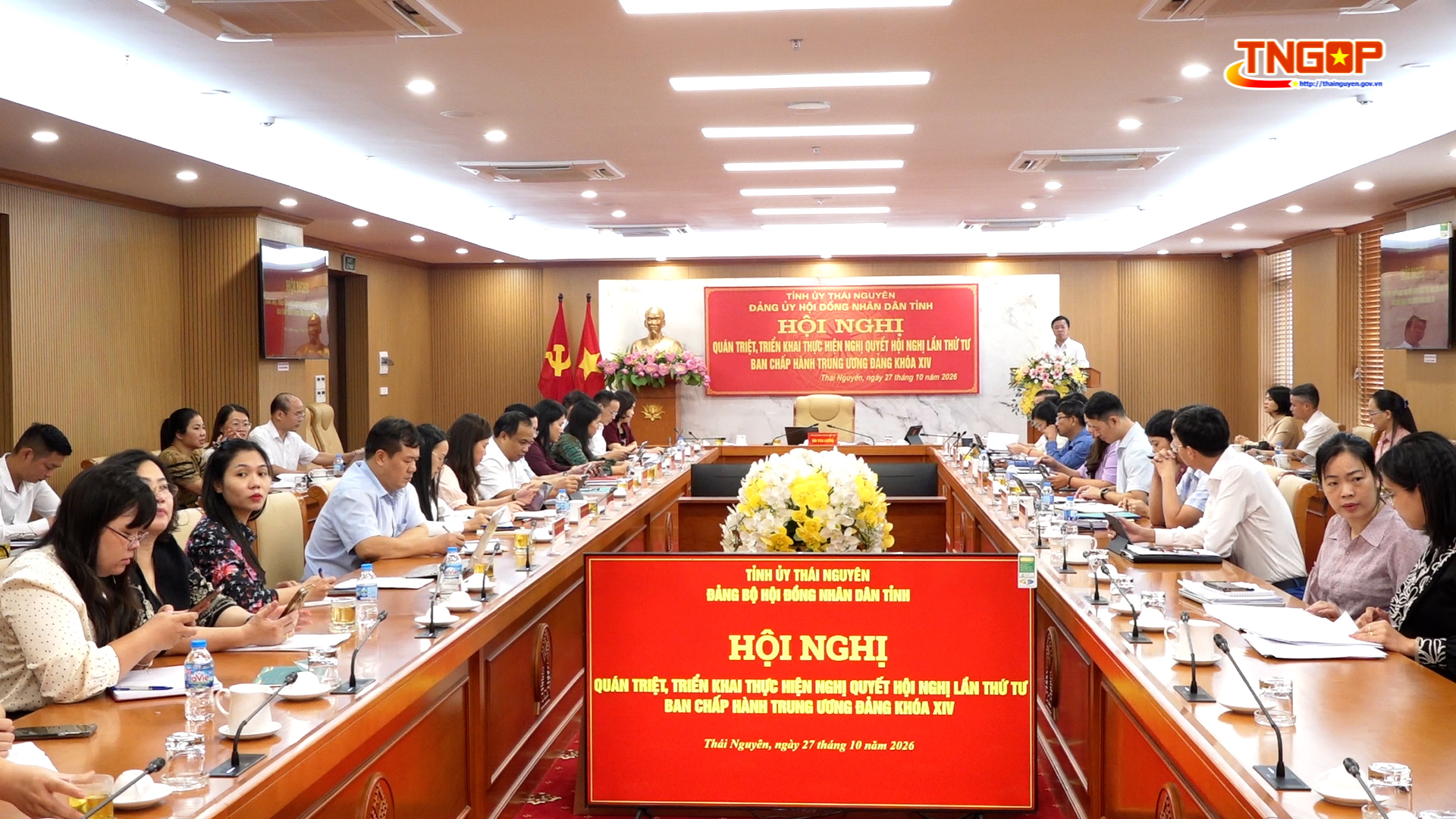 Đảng bộ HĐND tỉnh triển khai thực hiện Nghị quyết Hội nghị Trung ương 4 khóa XIV
