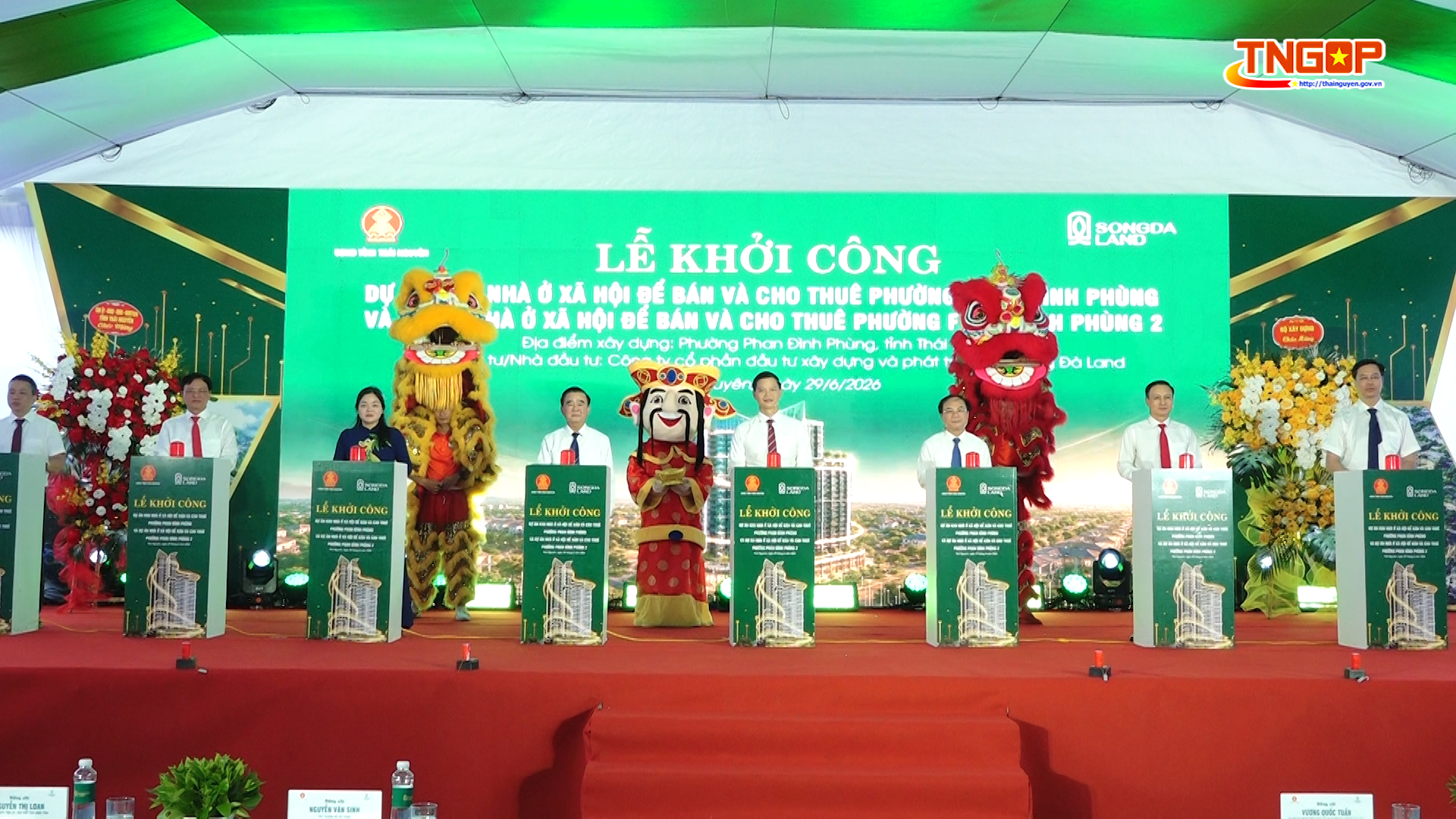 Khởi công 2 dự án nhà ở xã hội tại phường Phan Đình Phùng