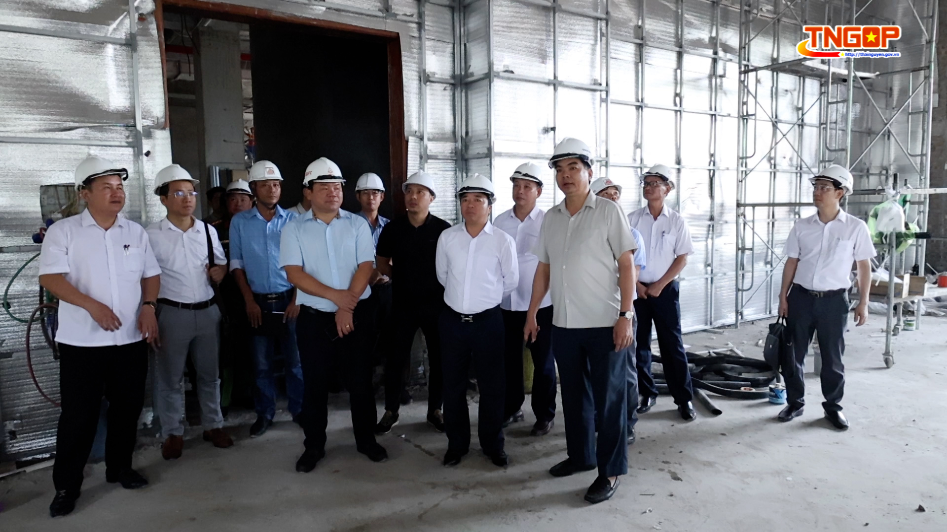 Thường trực Tỉnh ủy kiểm tra tiến độ thực hiện Dự án xây dựng trụ sở làm việc Tỉnh ủy Thái Nguyên