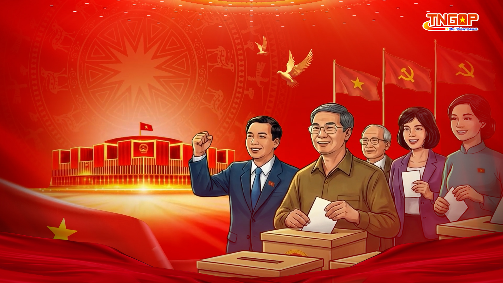 Công nghệ số đồng hành cùng công tác bầu cử tại phường Phan Đình Phùng 