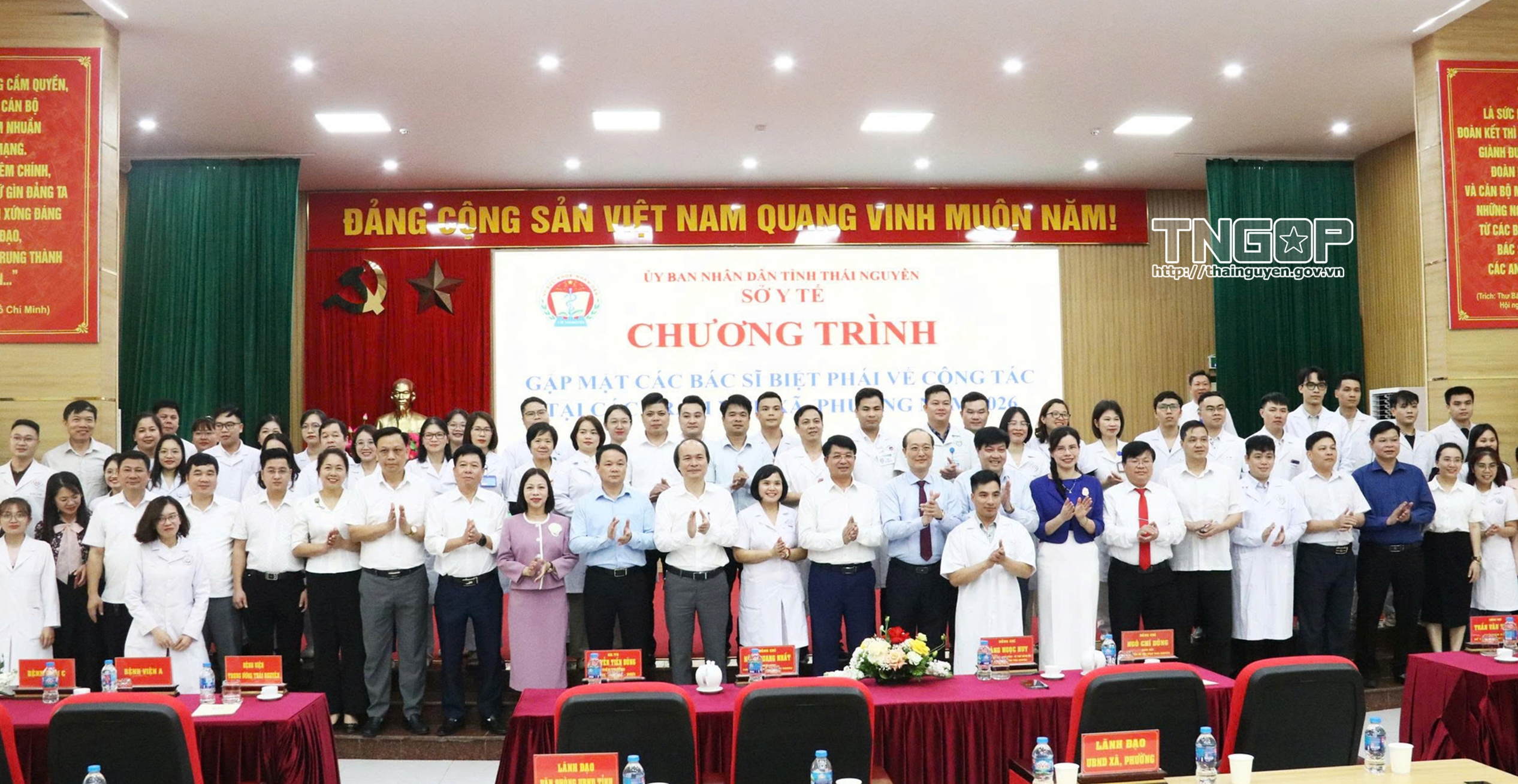 Thái Nguyên cử 46 bác sĩ biệt phái về công tác tại trạm y tế xã, phường