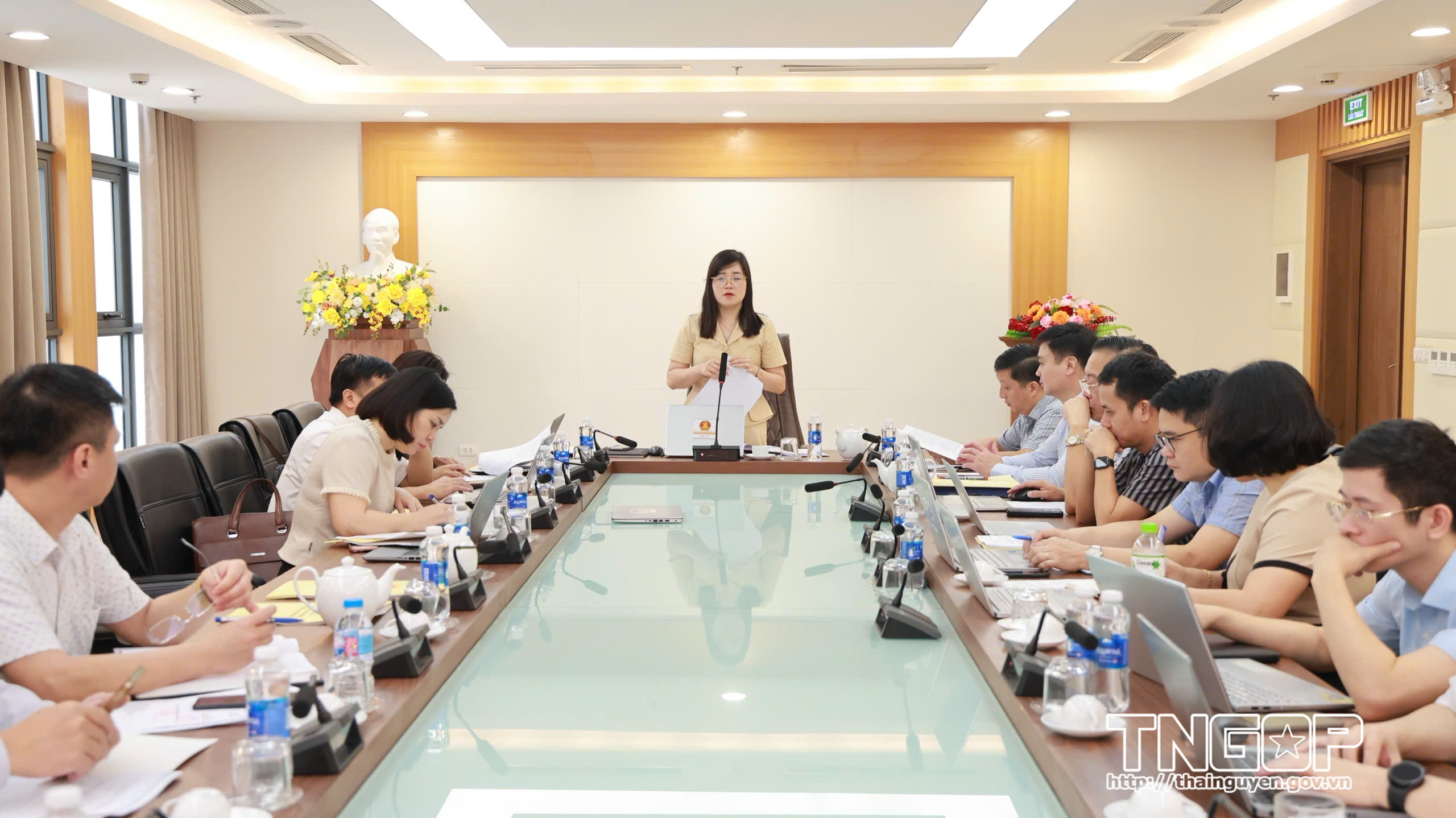 Đoàn kiểm tra, giám sát của Ban Thường vụ Tỉnh ủy giám sát chuyên đề tại Đảng ủy các Khu công nghiệp tỉnh