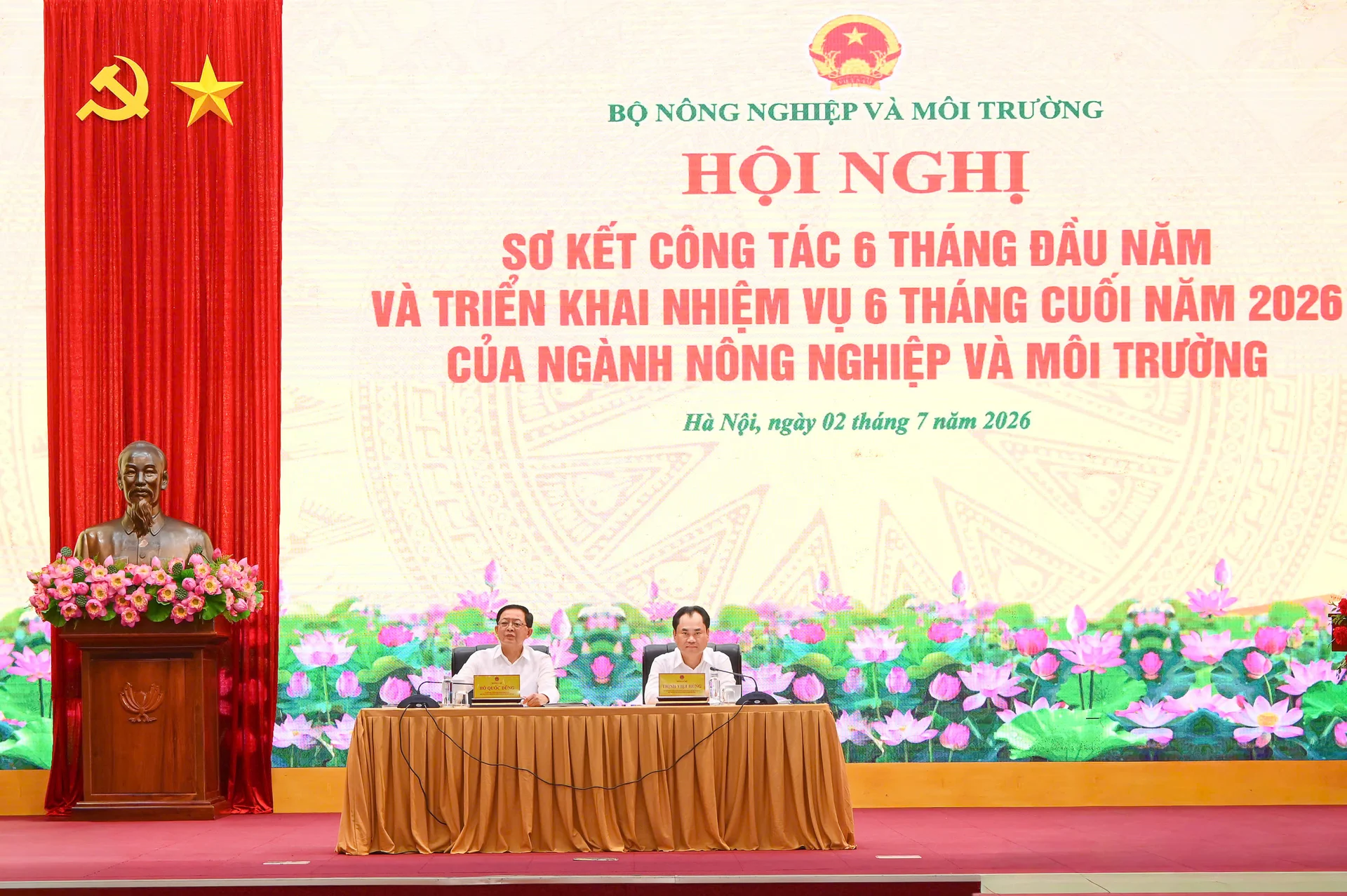 Ngành Nông nghiệp và Môi trường sơ kết công tác 6 tháng đầu năm 2026