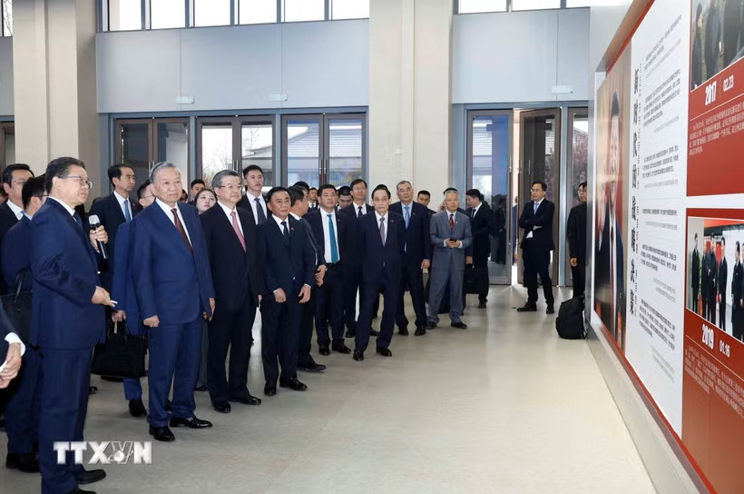 Tổng Bí thư, Chủ tịch nước Tô Lâm thăm Khu mới Hùng An của Trung Quốc