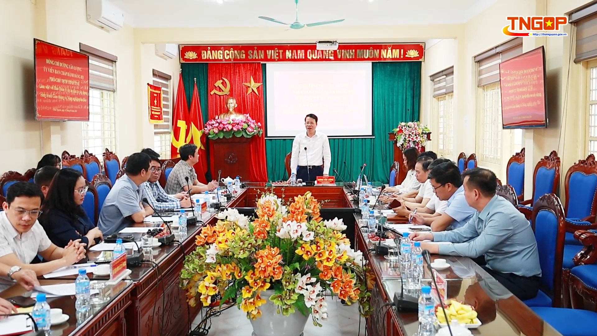 Lãnh đạo tỉnh làm việc với Ban Quản ly dự án đầu tư xây dựng công trình giao thông và nông nghiệp phía Bắc