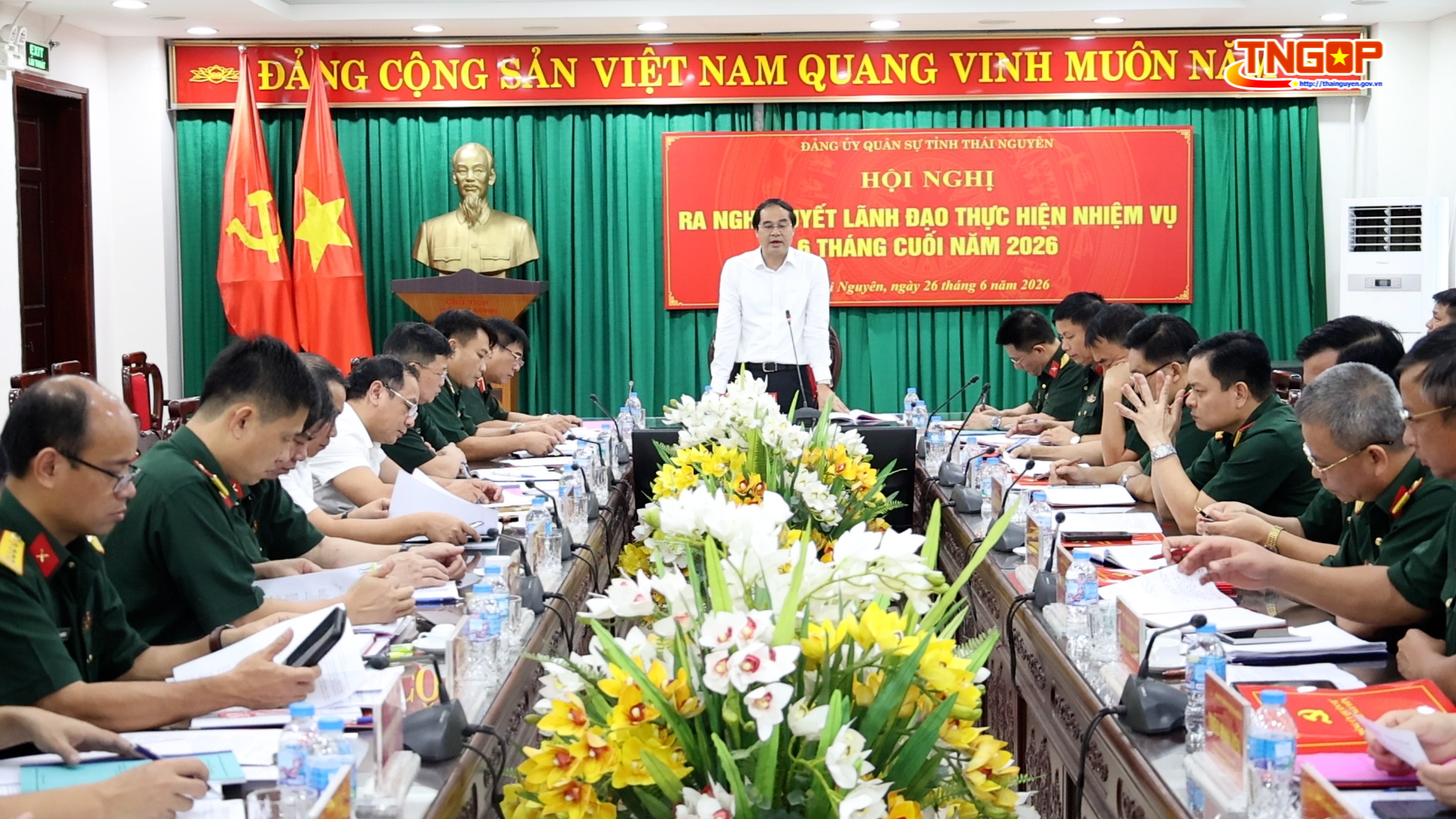 Hội nghị ra Nghị quyết lãnh đạo thực hiện nhiệm vụ 6 tháng cuối năm 2026