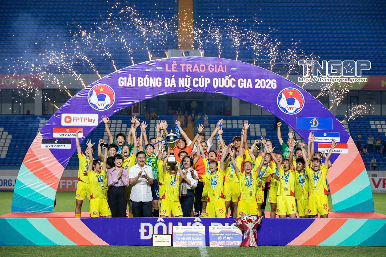 TP. Hồ Chí Minh vô địch Giải Bóng đá nữ Cúp Quốc gia 2026