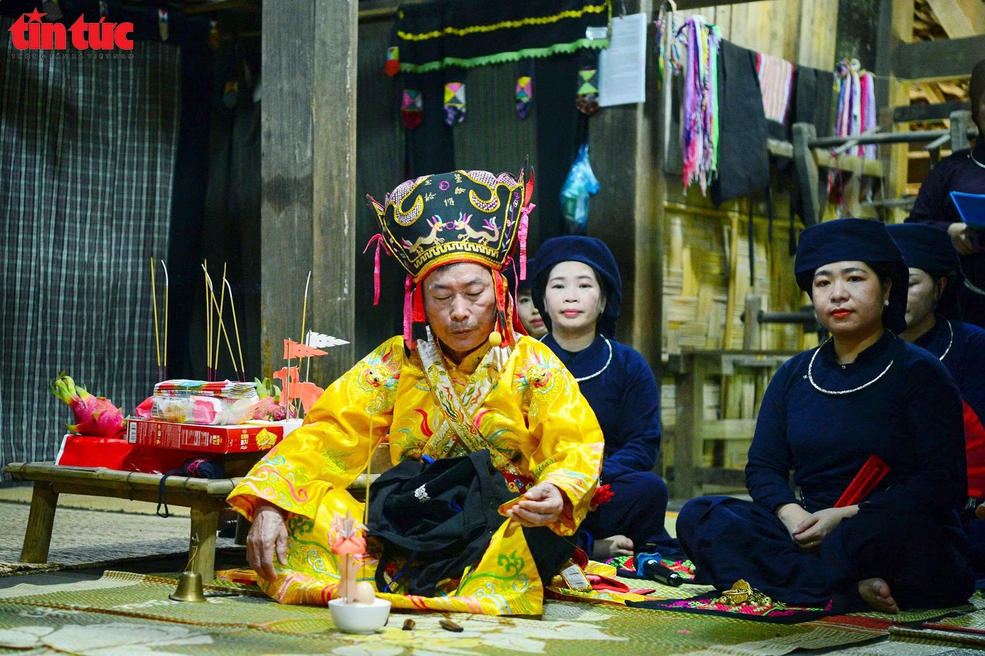 Không gian văn hóa tái hiện nghi lễ cầu an đầu năm của người Tày