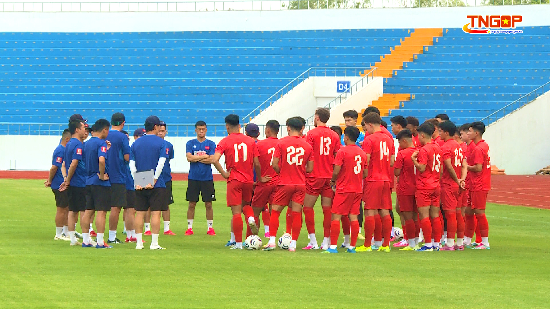 Đội tuyển Việt Nam sẵn sàng cho trận giao hữu quốc tế với Myanmar