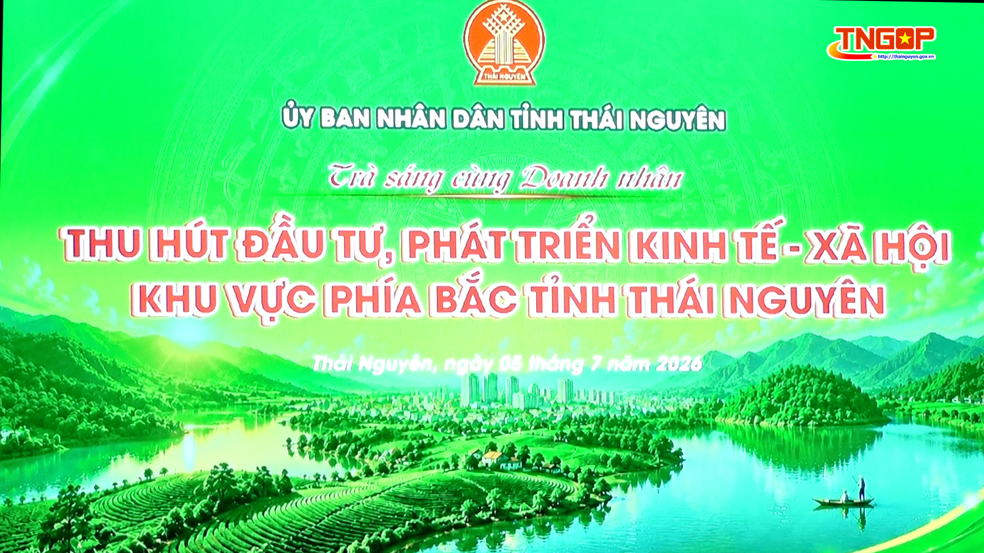 Trà sáng cùng doanh nhân - Khơi mở phát triển khu vực phía Bắc Thái Nguyên