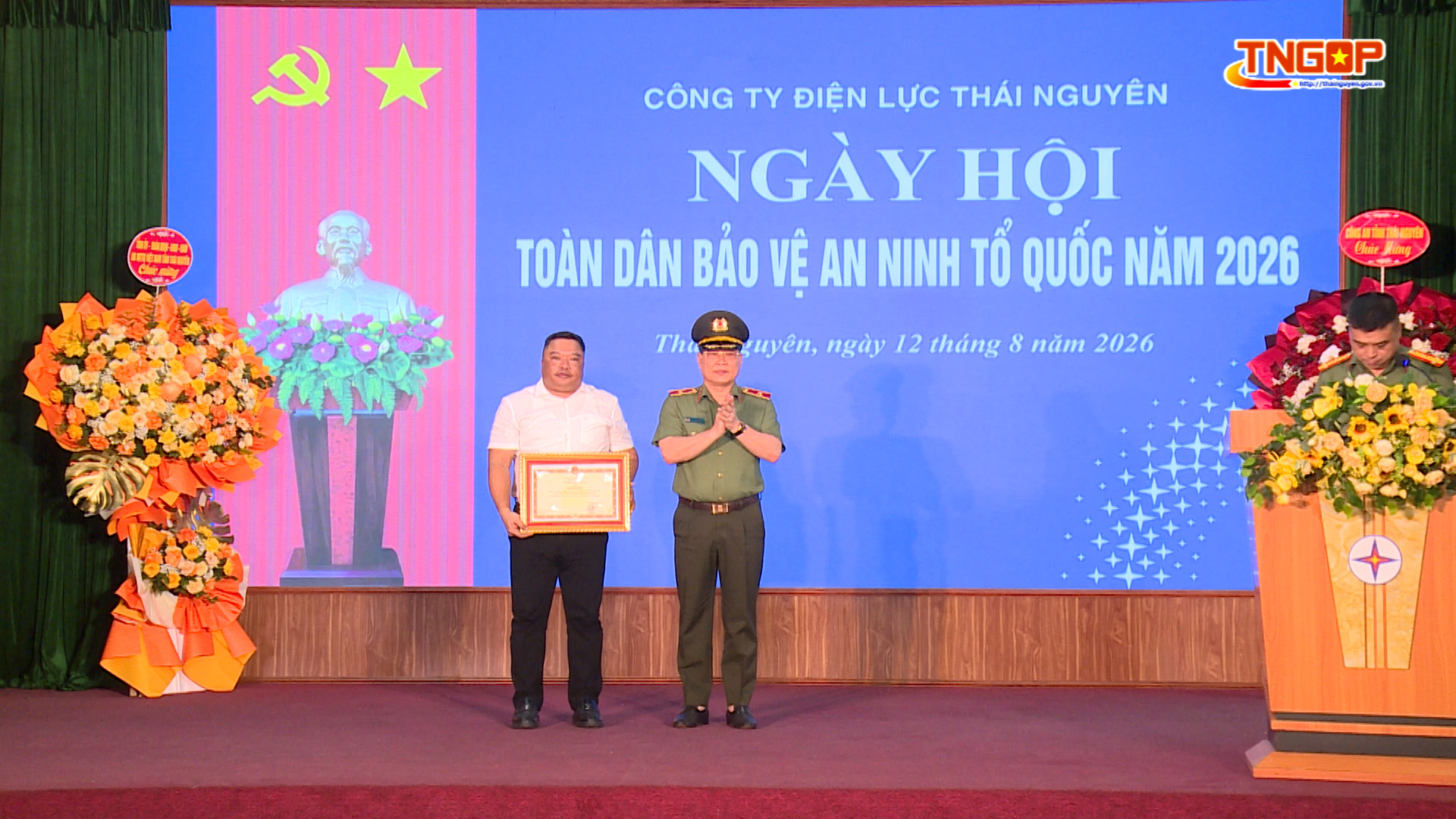 Công ty Điện lực Thái Nguyên tổ chức điểm Ngày hội Toàn dân bảo vệ an ninh Tổ quốc