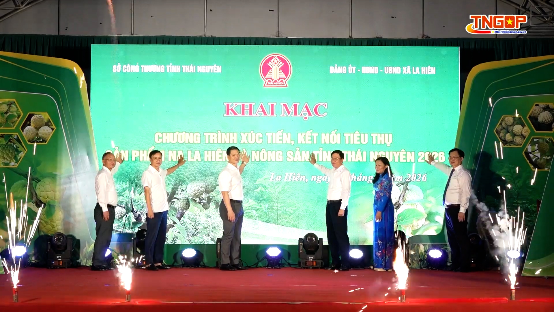 Khai mạc Chương trình xúc tiến, kết nối tiêu thụ sản phẩm Na La Hiên và nông sản tỉnh Thái Nguyên 2026