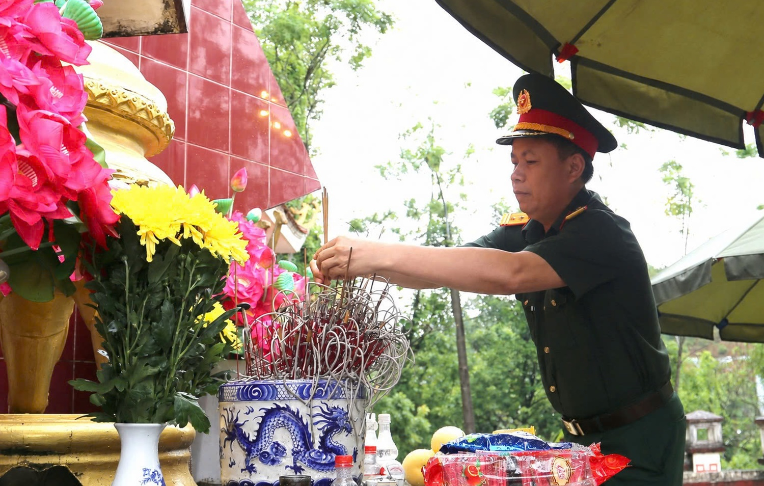 Kế hoạch tổ chức lấy mẫu hài cốt liệt sĩ tại Nghĩa trang Liệt sĩ Võ Nhai, xã Võ Nhai