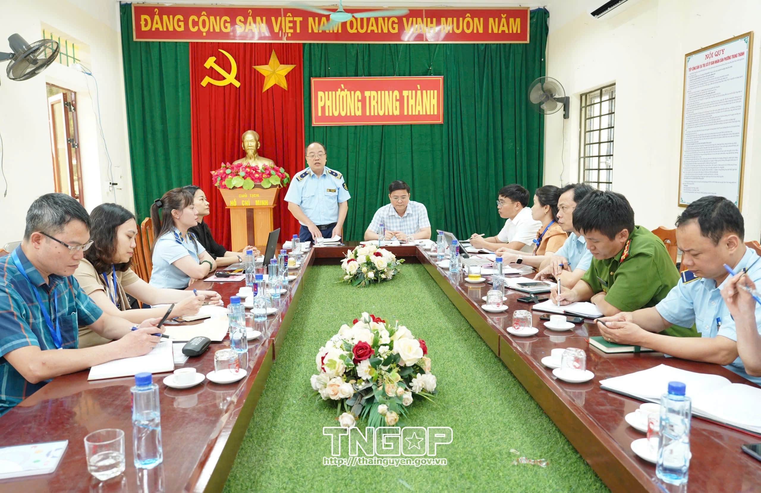 Kiểm tra công tác đảm bảo an toàn thực phẩm tại phường Trung Thành