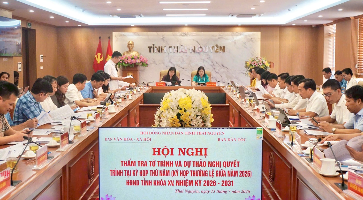 Ban Văn hóa - Xã hội và Ban Dân tộc: Thẩm tra các tờ trình, dự thảo nghị quyết trình tại Kỳ họp thứ Năm, HĐND tỉnh