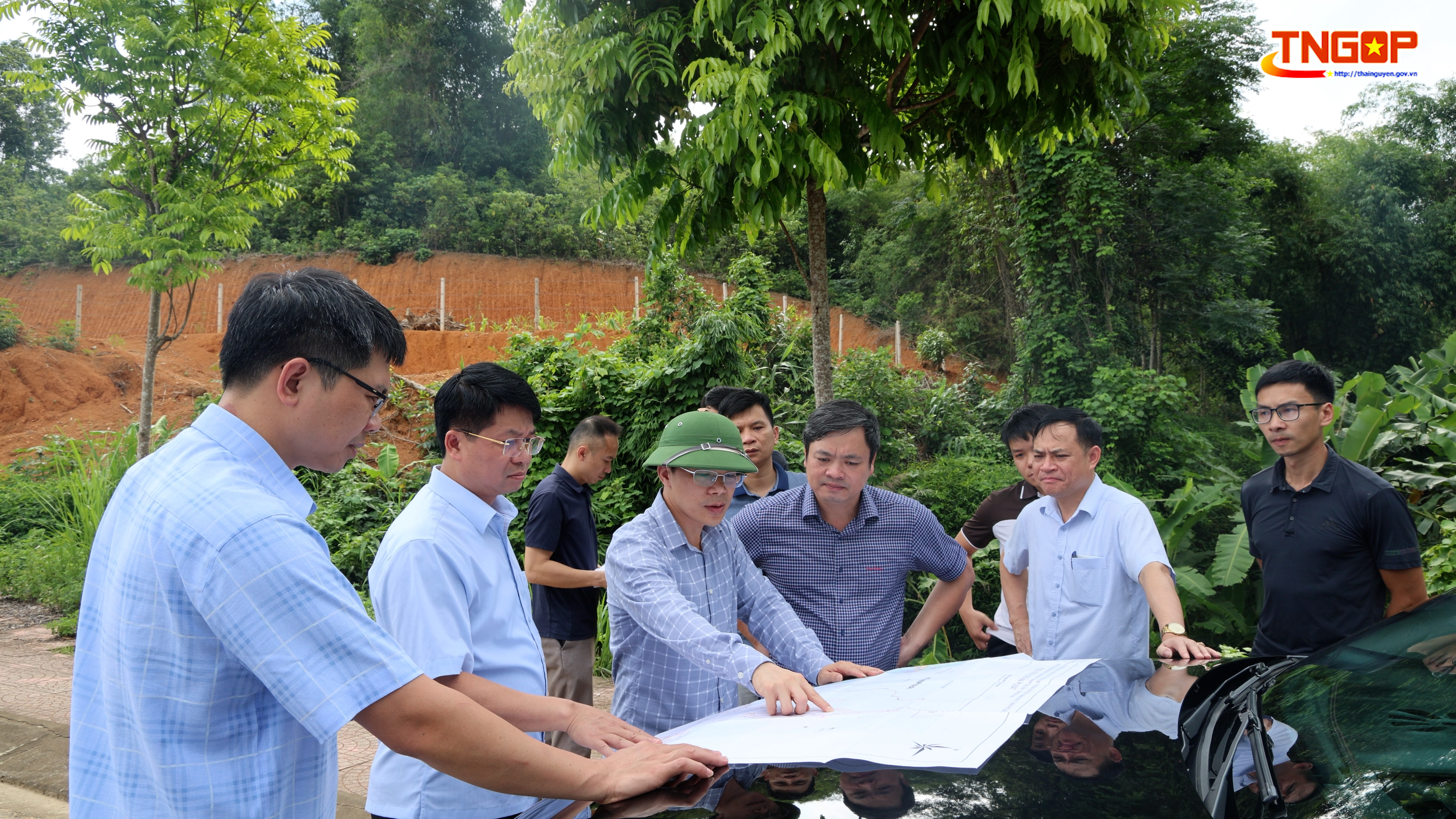 Đồng chí Phó Chủ tịch UBND tỉnh Nông Quang Nhất kiểm tra tiến độ một số dự án giao thông khu vực phía Bắc