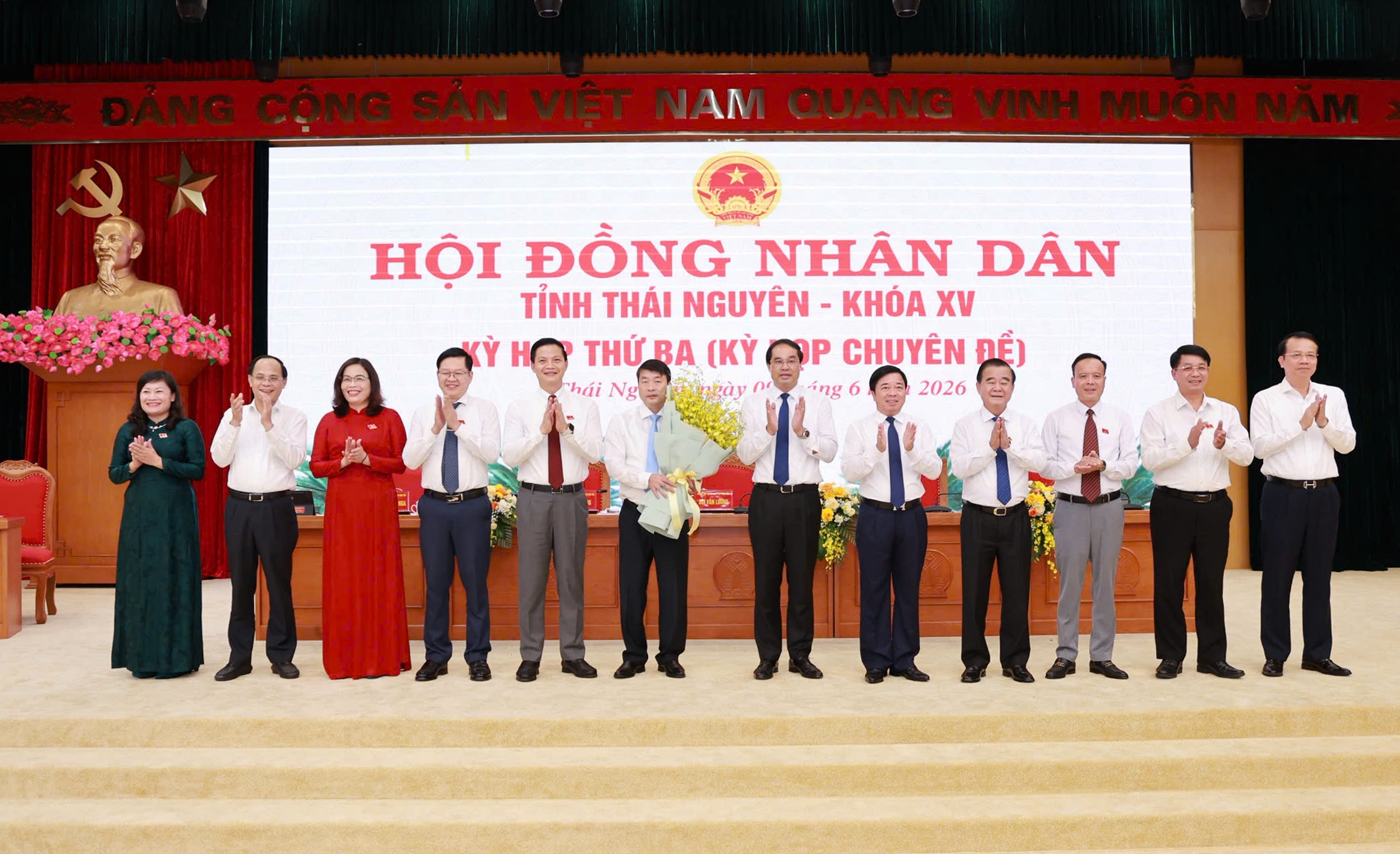 Ông Trần Văn Hậu được bầu giữ chức vụ Phó Chủ tịch UBND tỉnh Thái Nguyên nhiệm kỳ 2026 - 2031