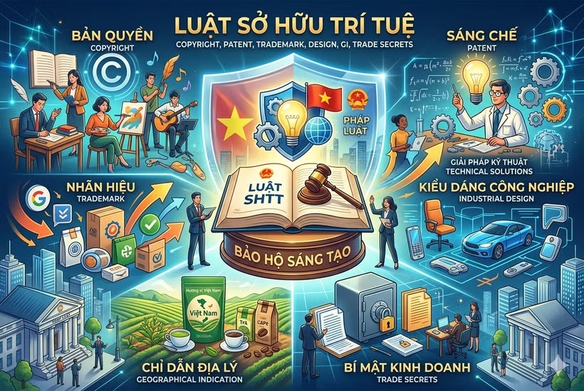 Những điểm mới của Luật Sở hữu trí tuệ sửa đổi có hiệu lực từ tháng 4 năm 2026