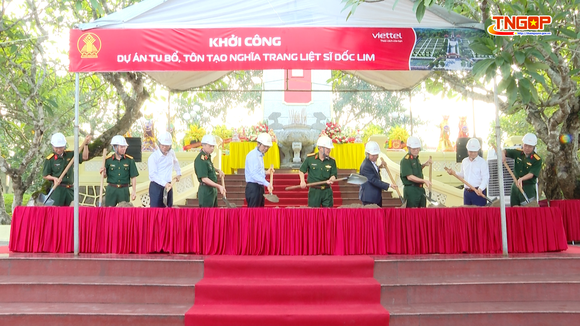 Khởi công tu bổ, tôn tạo Nghĩa trang liệt sĩ Dốc Lim