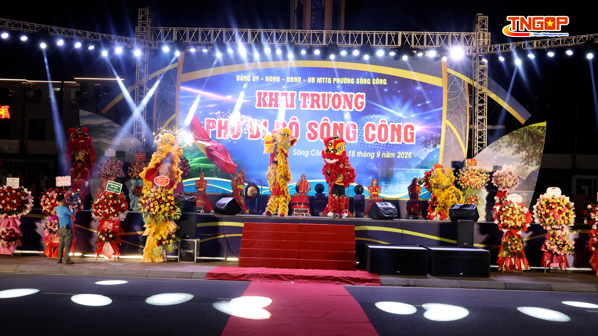 Khai trương Phố đi bộ Sông Công