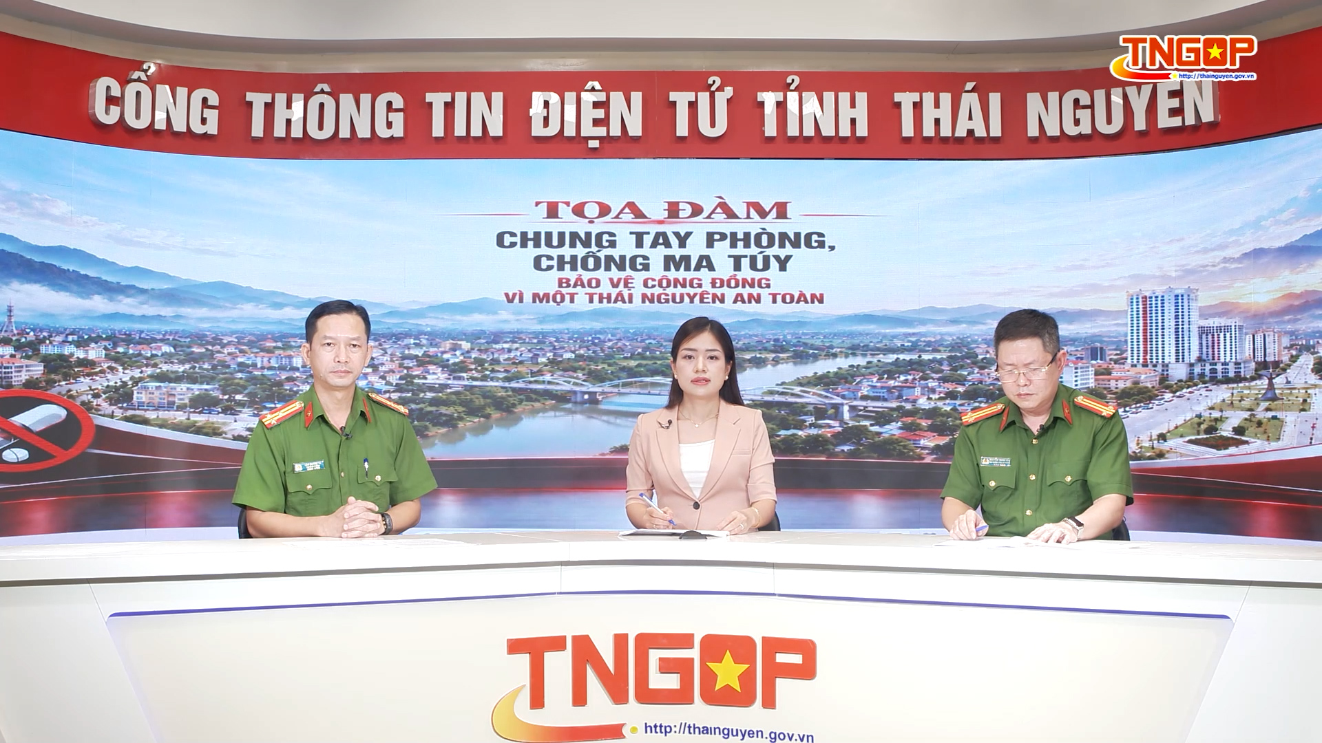 Tọa đàm trực tuyến: Chung tay phòng, chống ma túy, bảo vệ cộng đồng - Vì một Thái Nguyên an toàn