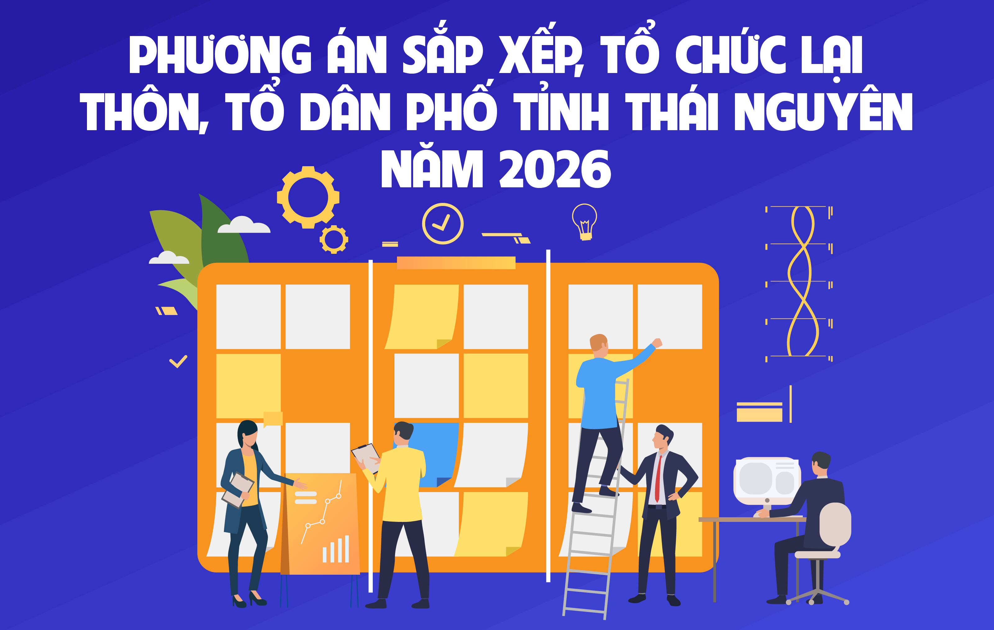Phương án sắp xếp, tổ chức lại thôn, tổ dân phố tỉnh Thái Nguyên năm 2026