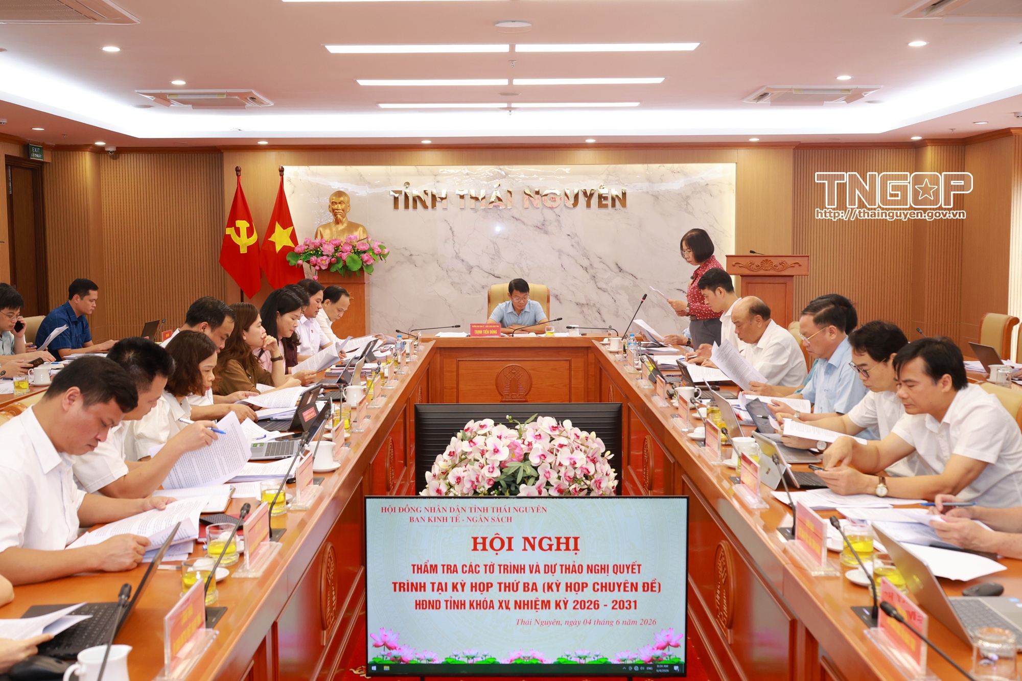 Ban Kinh tế - Ngân sách, HĐND tỉnh: Thẩm tra các nội dung trình Kỳ họp thứ Ba (Kỳ họp chuyên đề) HĐND tỉnh khóa XV